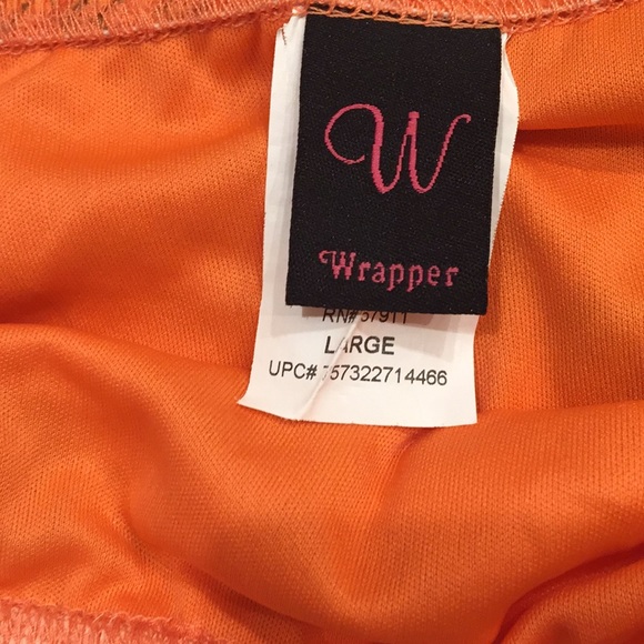 Wrapper floral skirt with built-in slip - Picture 3 of 4